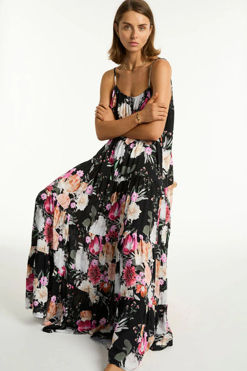 Sea Level Belle Tiered Maxi Sundress